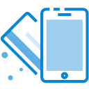 Mobile payment, swipe card Icon