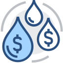 Water, money, value Icon