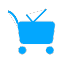 Bottom shopping cart Icon