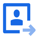 Material supplier exit review process Icon