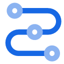R & D project node approval process Icon
