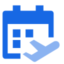 Travel booking approval process Icon
