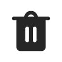 Noodles - trash can Icon