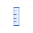 Longitudinal scale Icon