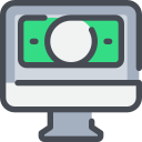 7-computer-banking-online banking Icon