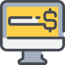 8-computer-banking-online banking Icon