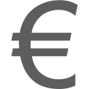 The symbol jrit of Euro Icon