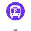 Icon_ Coach_ Station_ purple Icon