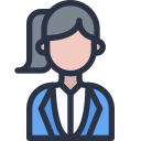01-business woman Icon