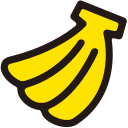 Banana fruit dessert Icon