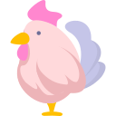 Chicken, cartoon animal Icon