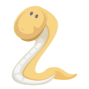 Snake, cartoon animal Icon