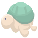 Tortoise, cartoon animal Icon