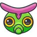 Green caterpillar Icon