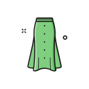 16_ long skirt Icon