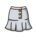 11 skirt Icon