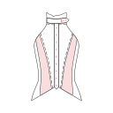 Sleeveless vest SVG Icon