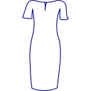 Wrap arm dress Icon