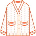 Knitted cardigan Icon