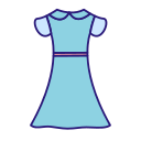 Short sleeve dress Icon