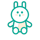 Rabbit toy Icon