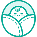Swaddling clothes Icon