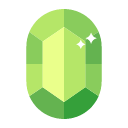 FACETED OVAL DIAMOND CRYSTAL Icon
