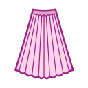 Girlie dress long skirt Icon