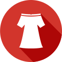 One shoulder dress Icon