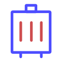 Suitcase - Multicolor linear Icon