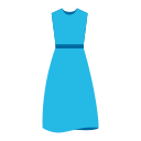 Garment icon solid color version dress Icon