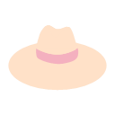 Wide eaves hat Icon