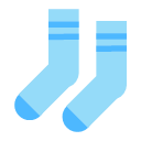 Multicolored face socks Icon