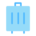 Suitcases - multicolored Icon