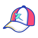 Sports cap duck billed cap Icon