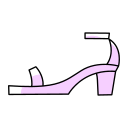 High heeled sandals Icon