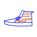 Canvas shoes Icon