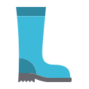 blue-rubber-boot Icon