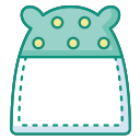 Sweat absorbing towel Icon