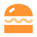Hamburger pizza Icon