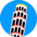 Italy - leaning tower of Pisa Icon