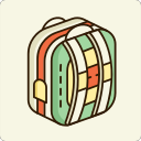 Cotton Backpack Icon