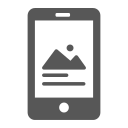 Marketing tools - Mobile posters Icon