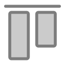 Vertical top alignment Icon