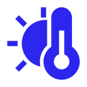 Ambient temperature and humidity Icon