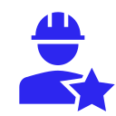 Management of special workers Icon