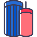 Architecture_ Cylindrical building Icon