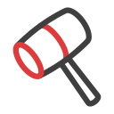 Rubber hammer Icon