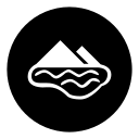 Mountain pond -map Icon