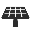 Photovoltaic panel Icon